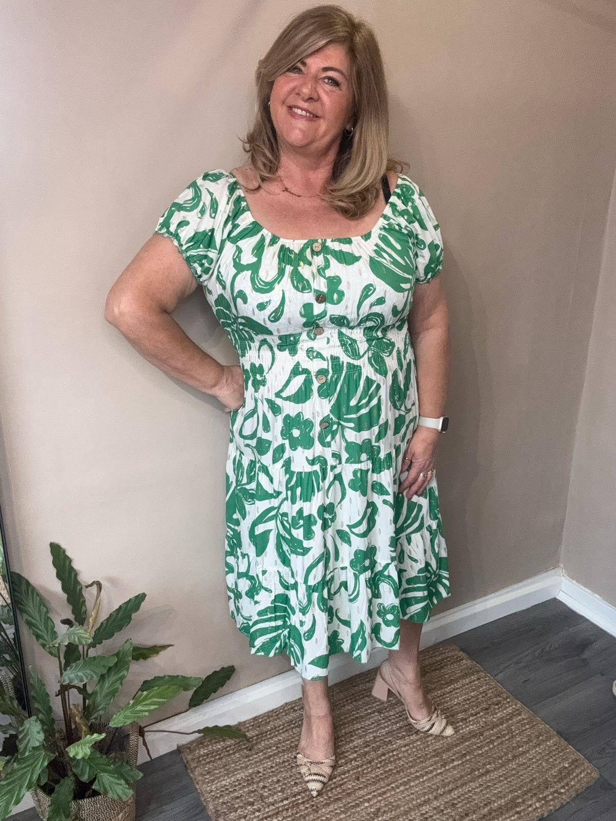 Jorja Bardot print dress.
