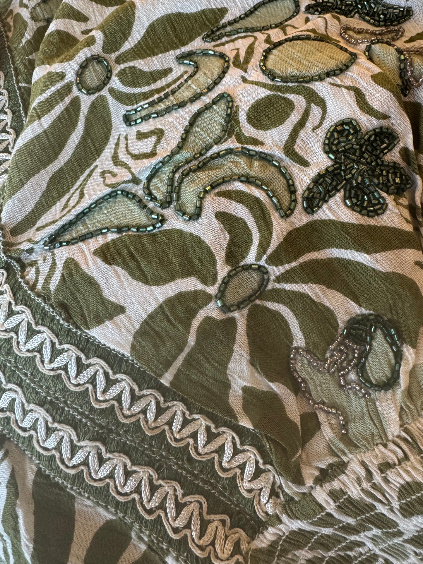Allegra beaded detail maxi dress