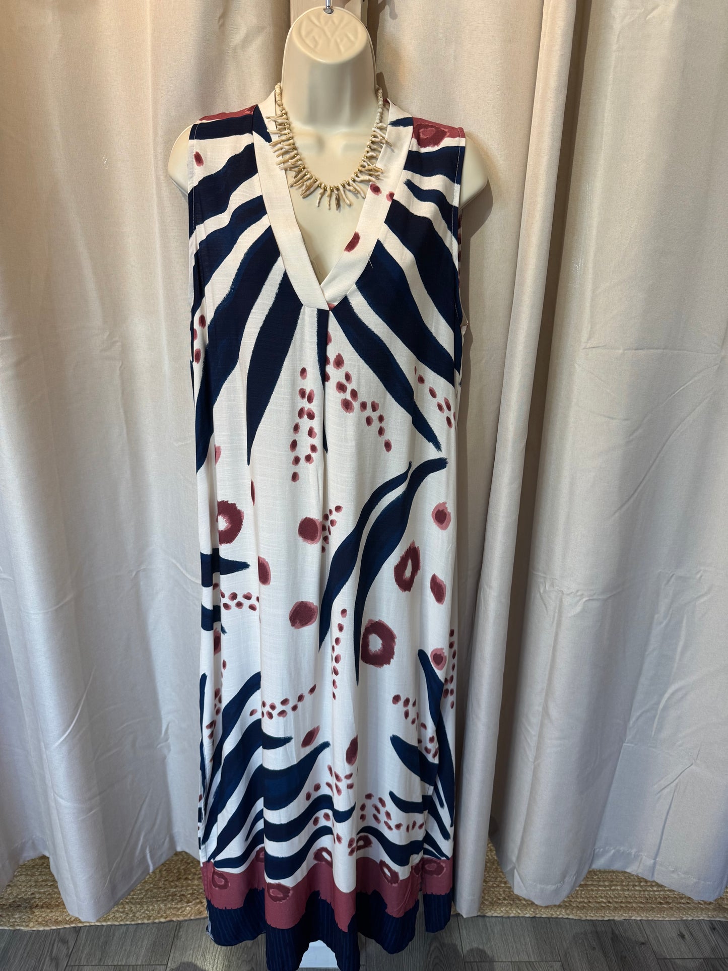 Alisha maxi tribal print dress