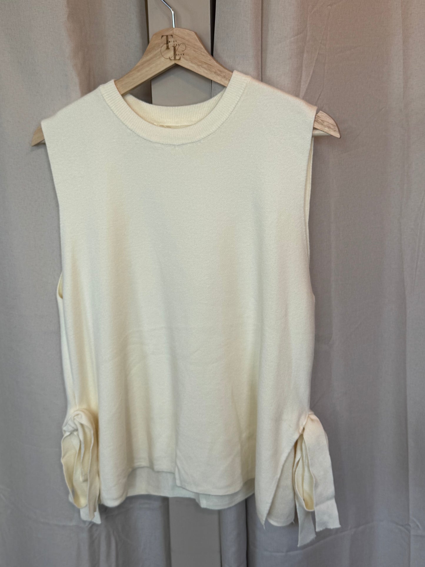 Gabby Tank Top with side tie detail