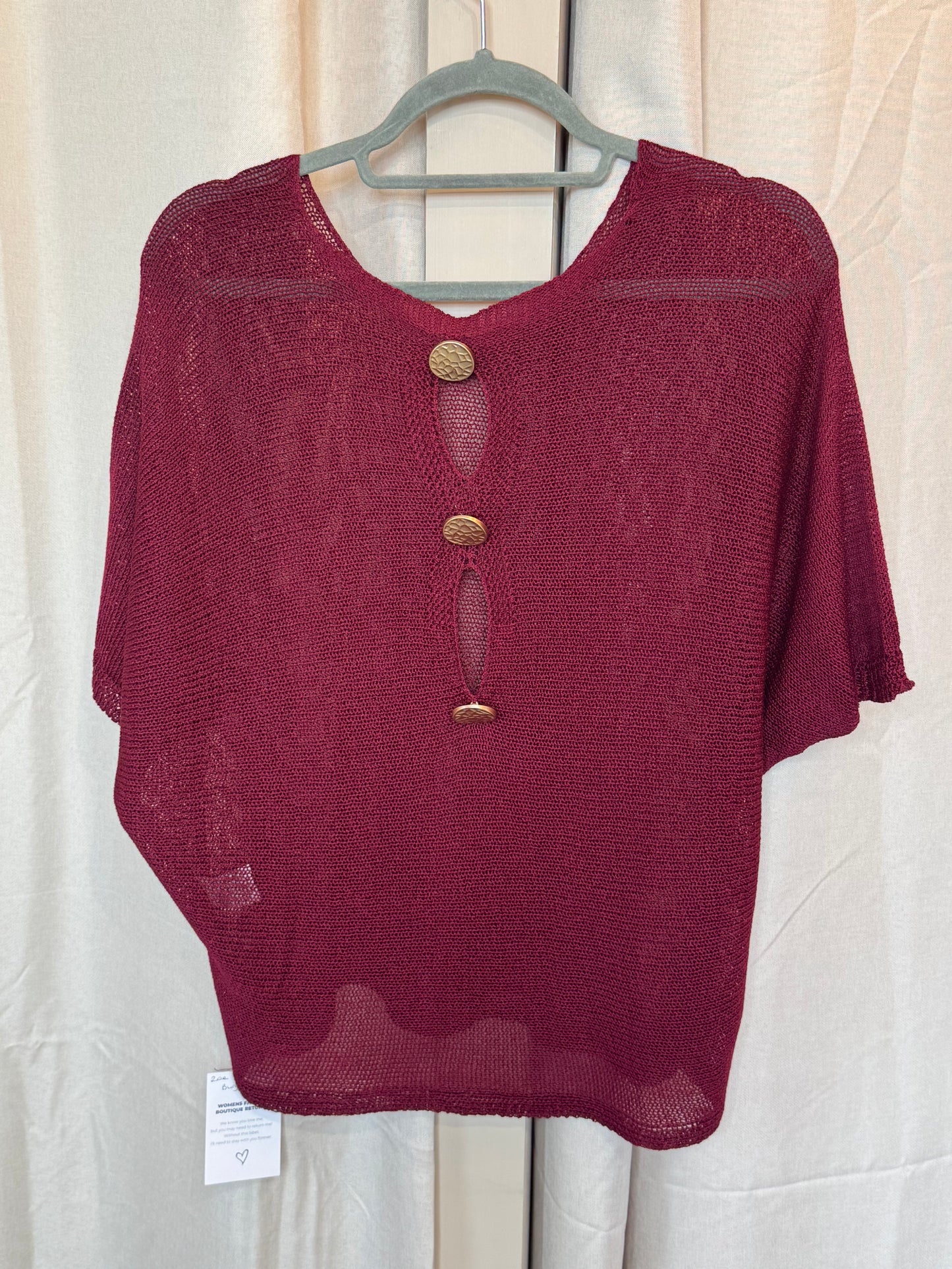 Zoe loose knit sweater