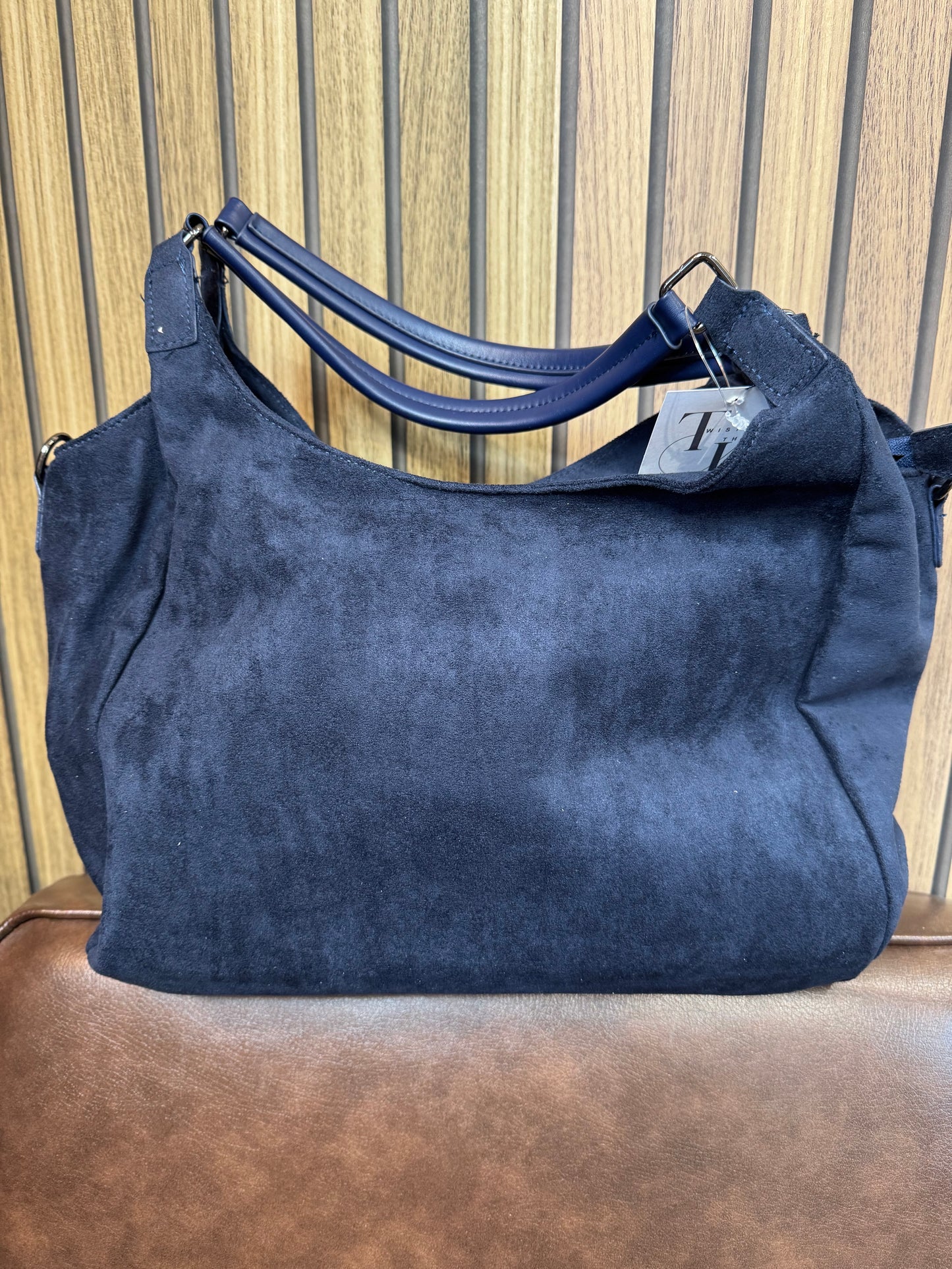 Ellis Faux Suede tote bag