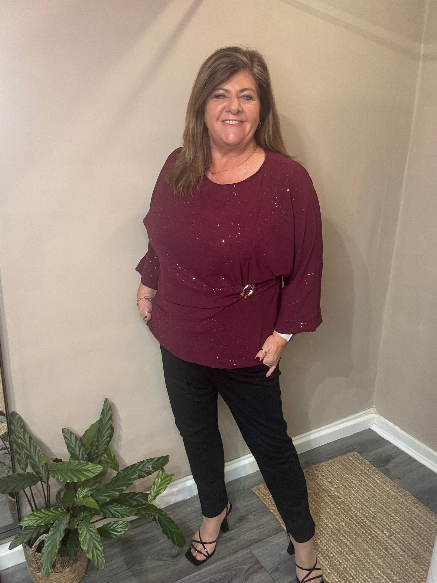 Bonny Glitter Front Top