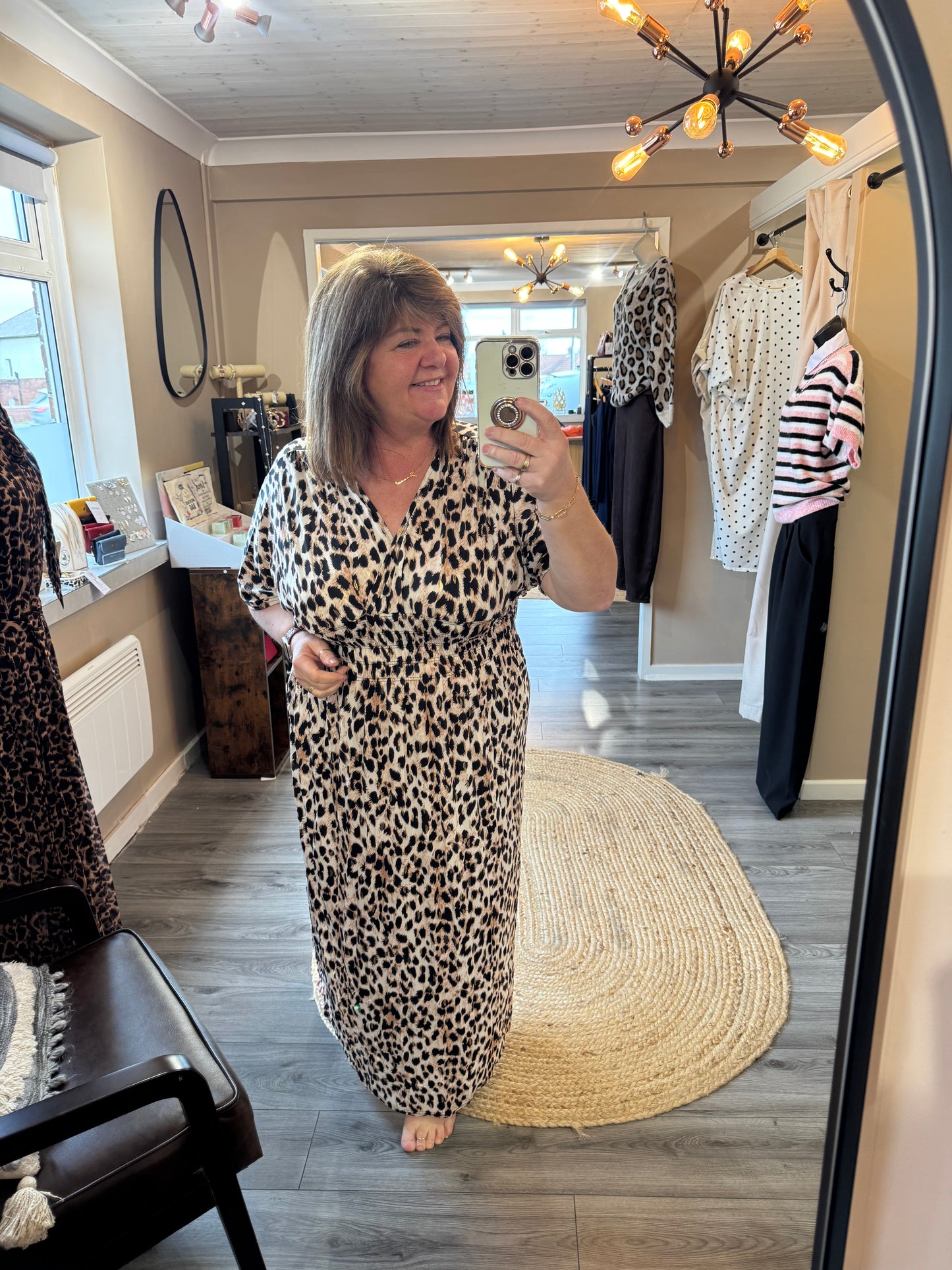 Dorothy Leopard Print Maxi