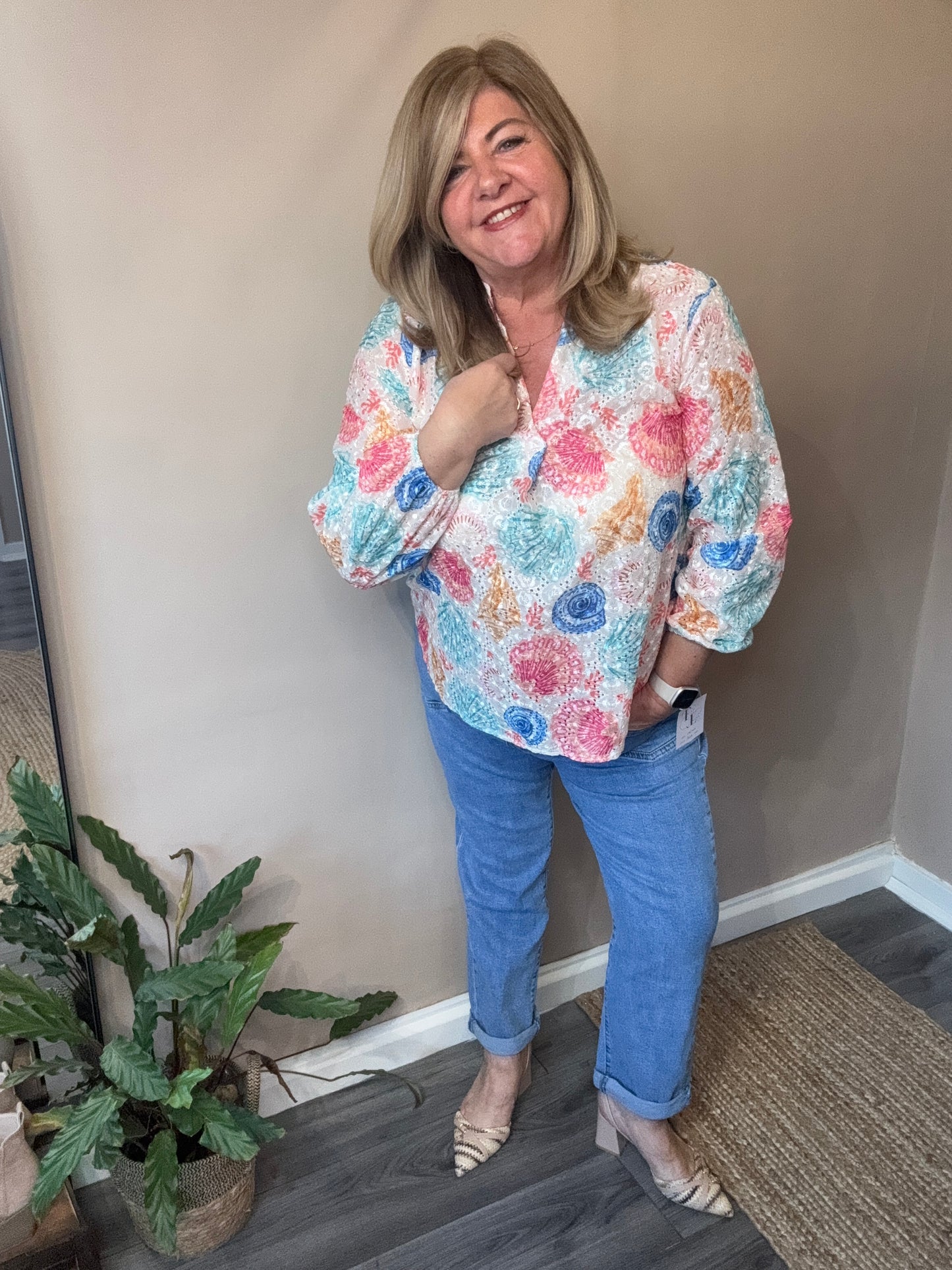 Tania front pocket mom jeans
