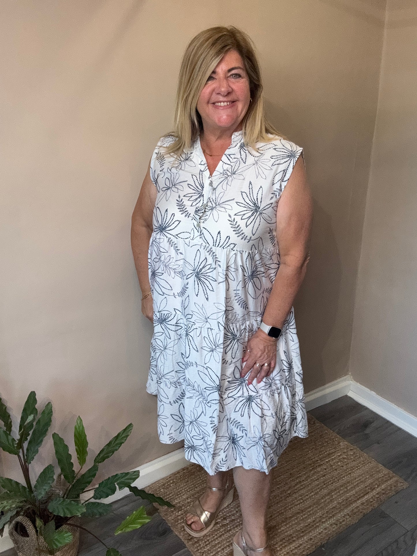 Bella tiered dress
