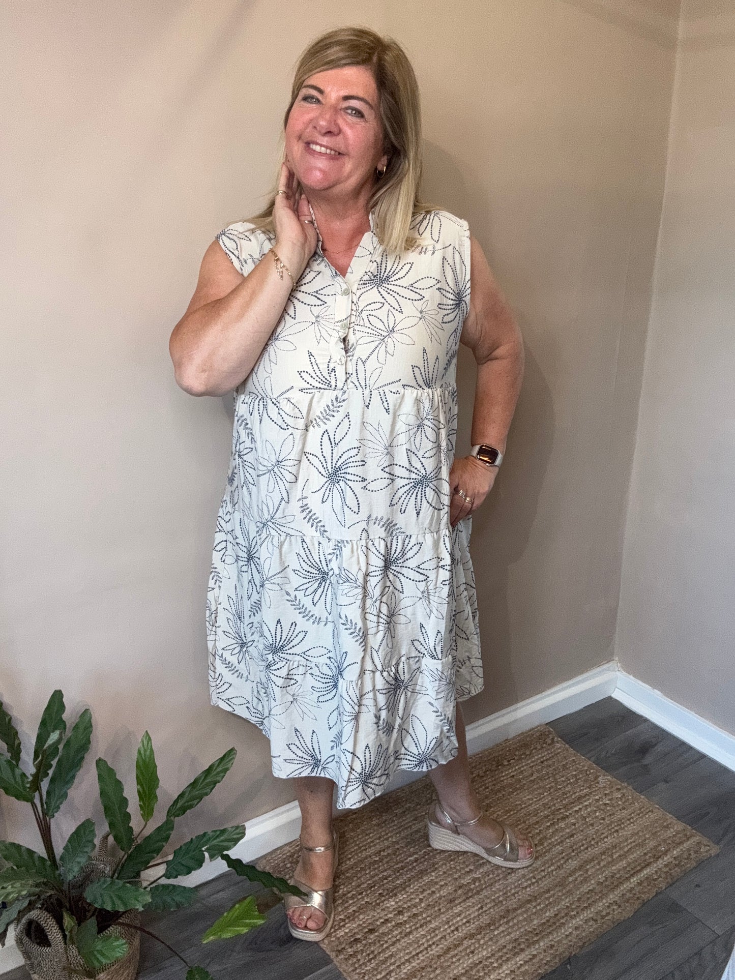 Bella tiered dress