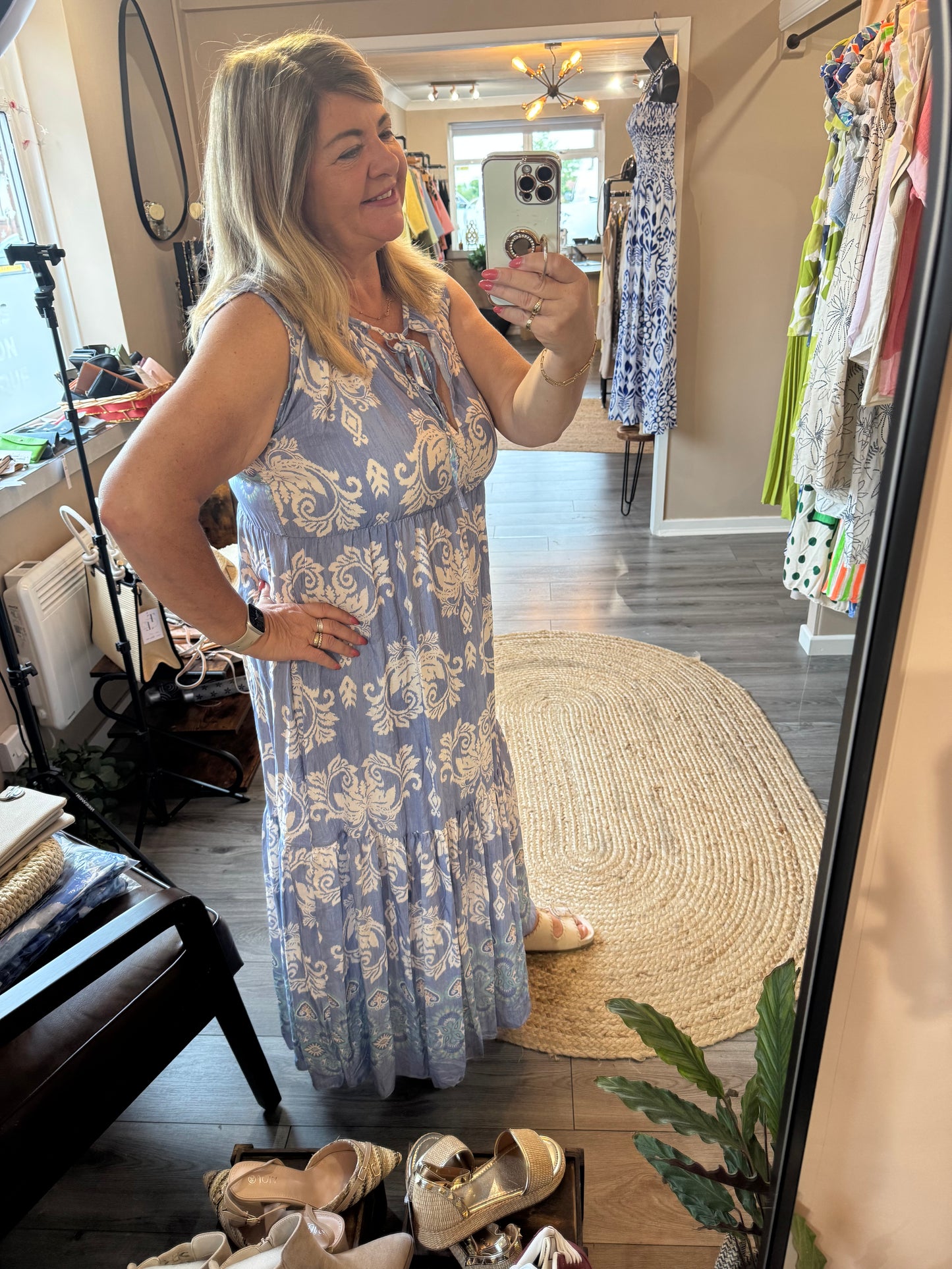 Milly sleeveless maxi