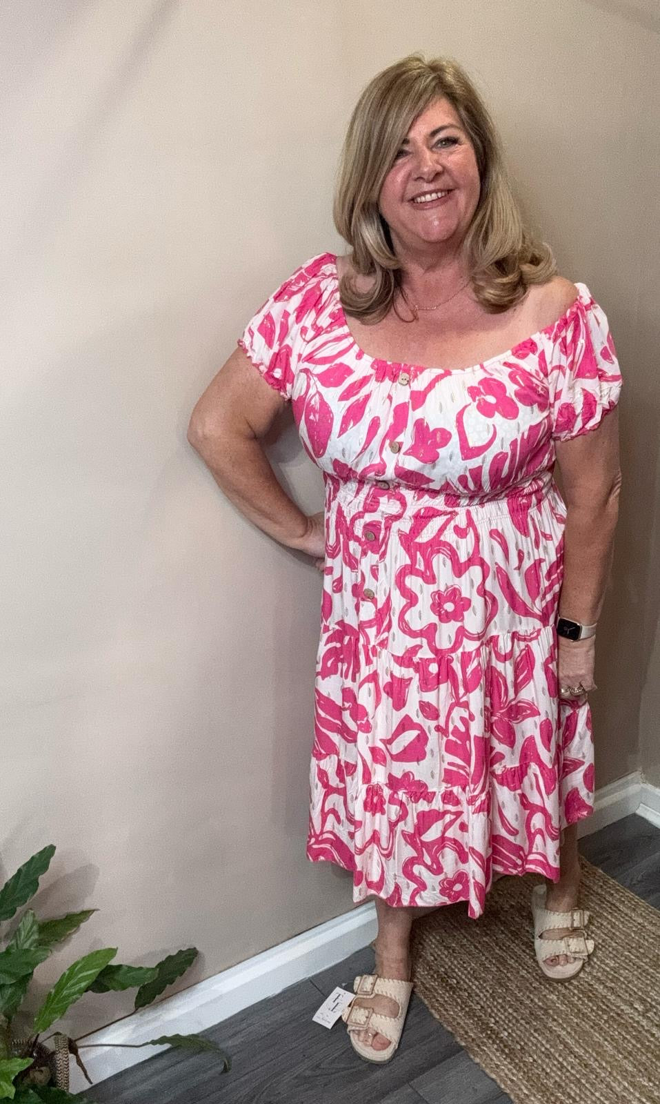 Jorja Bardot print dress.