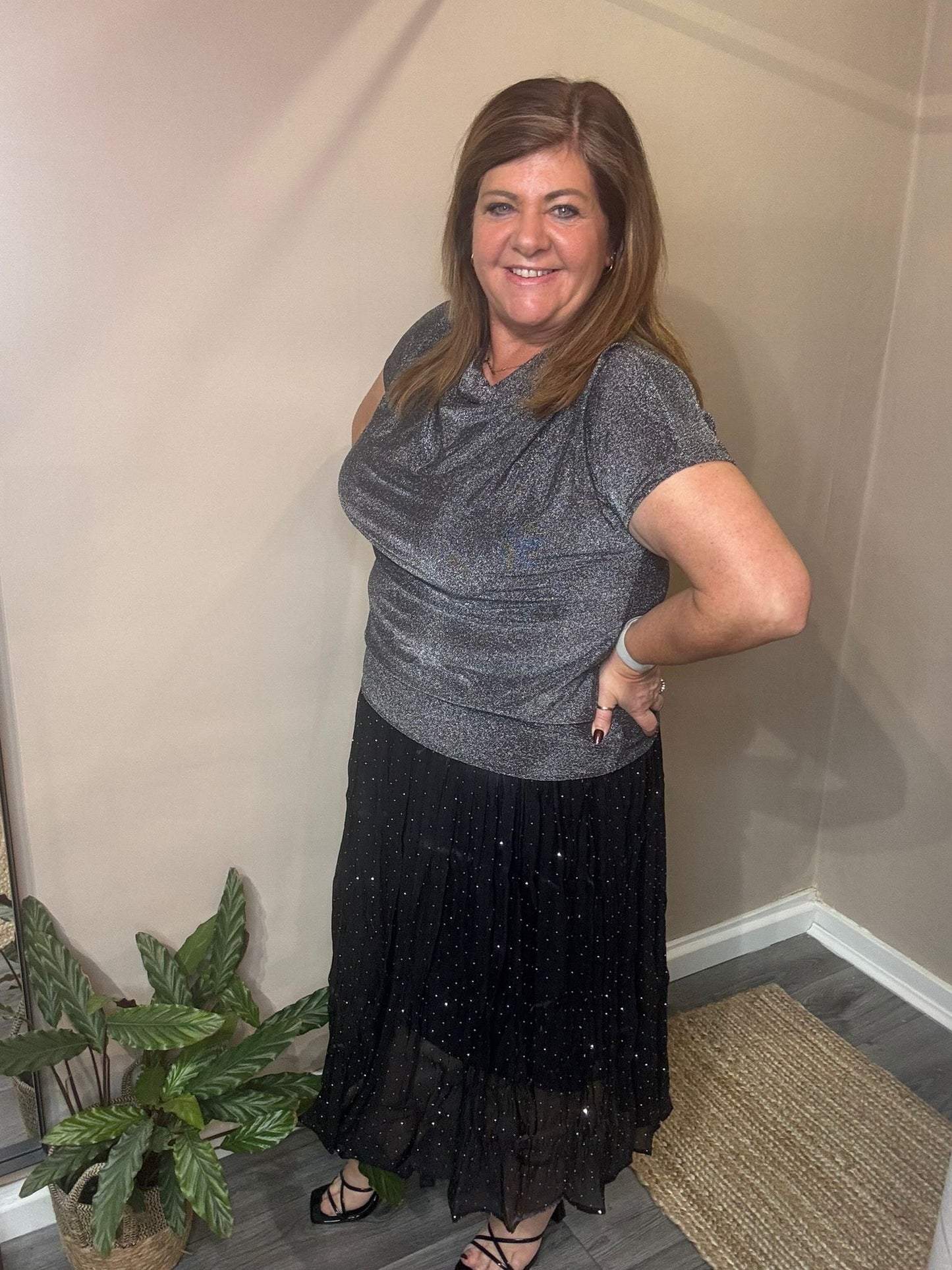 Ivy Cowl neck drape top