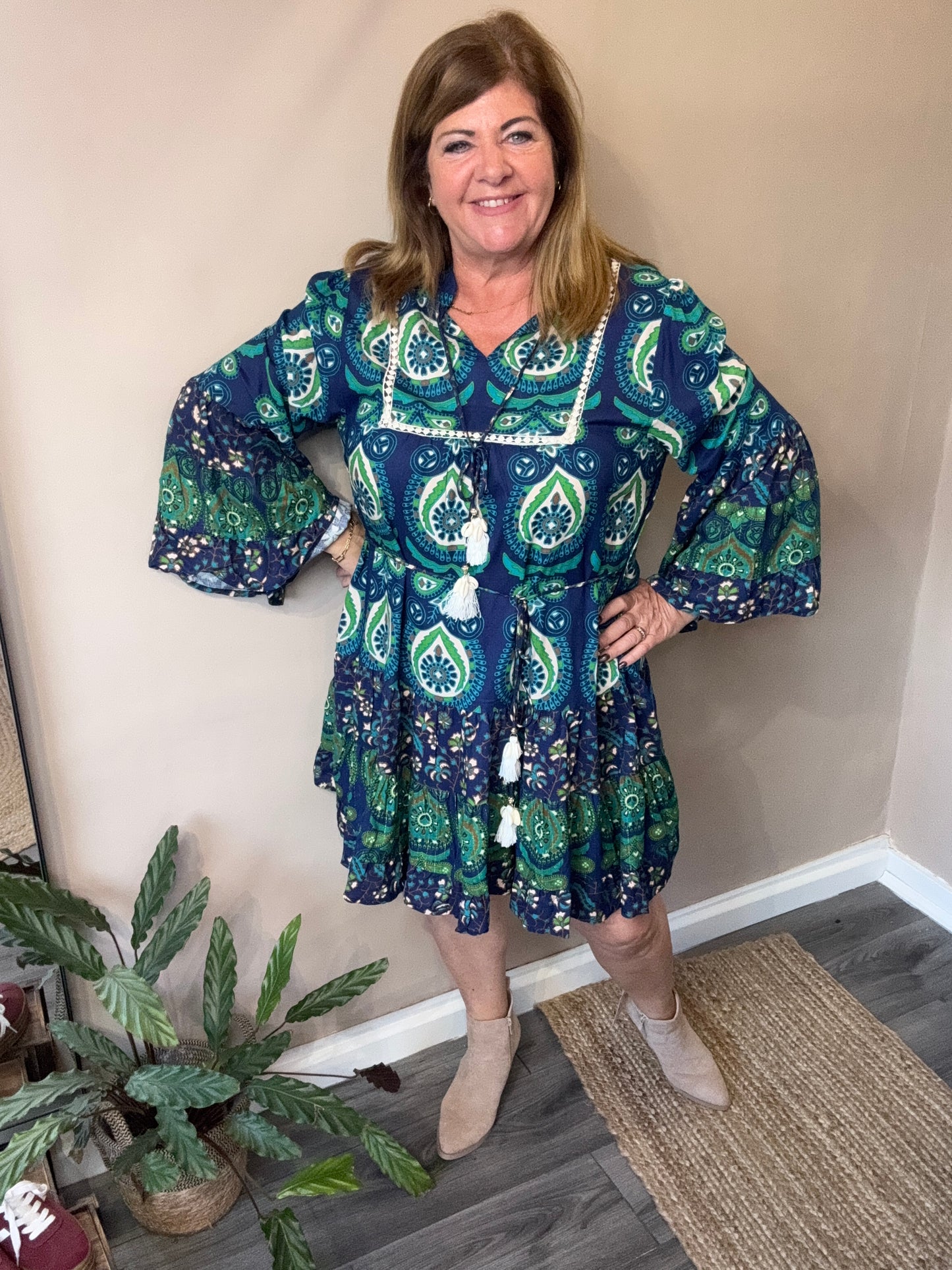 Leyla Boho Style Dress