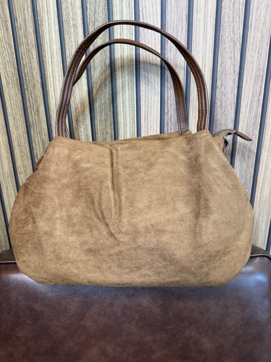 Hayley Faux Suede Handbag