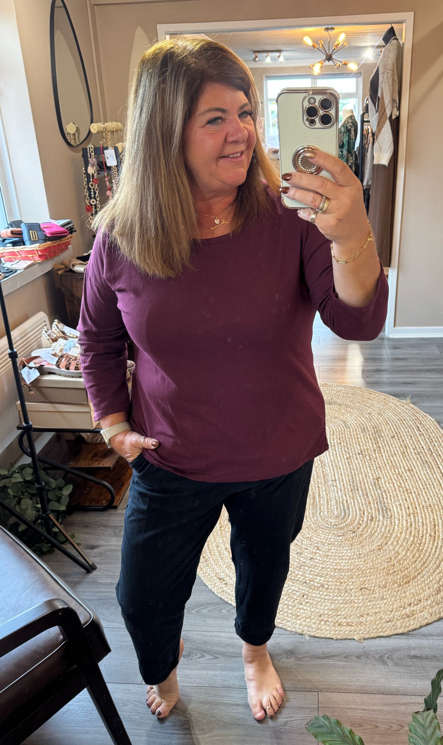 Gabby Sweat style top