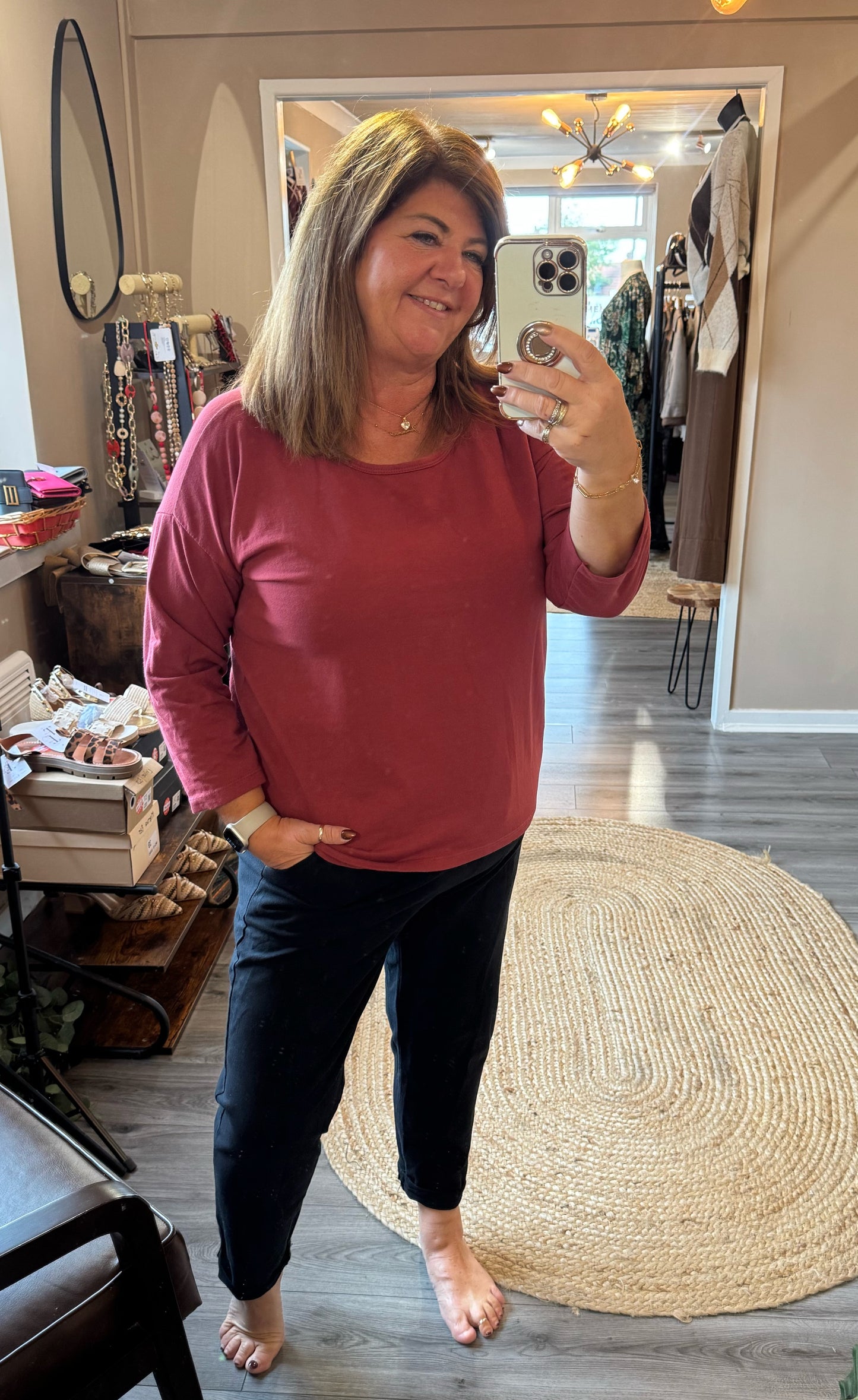 Gabby Sweat style top