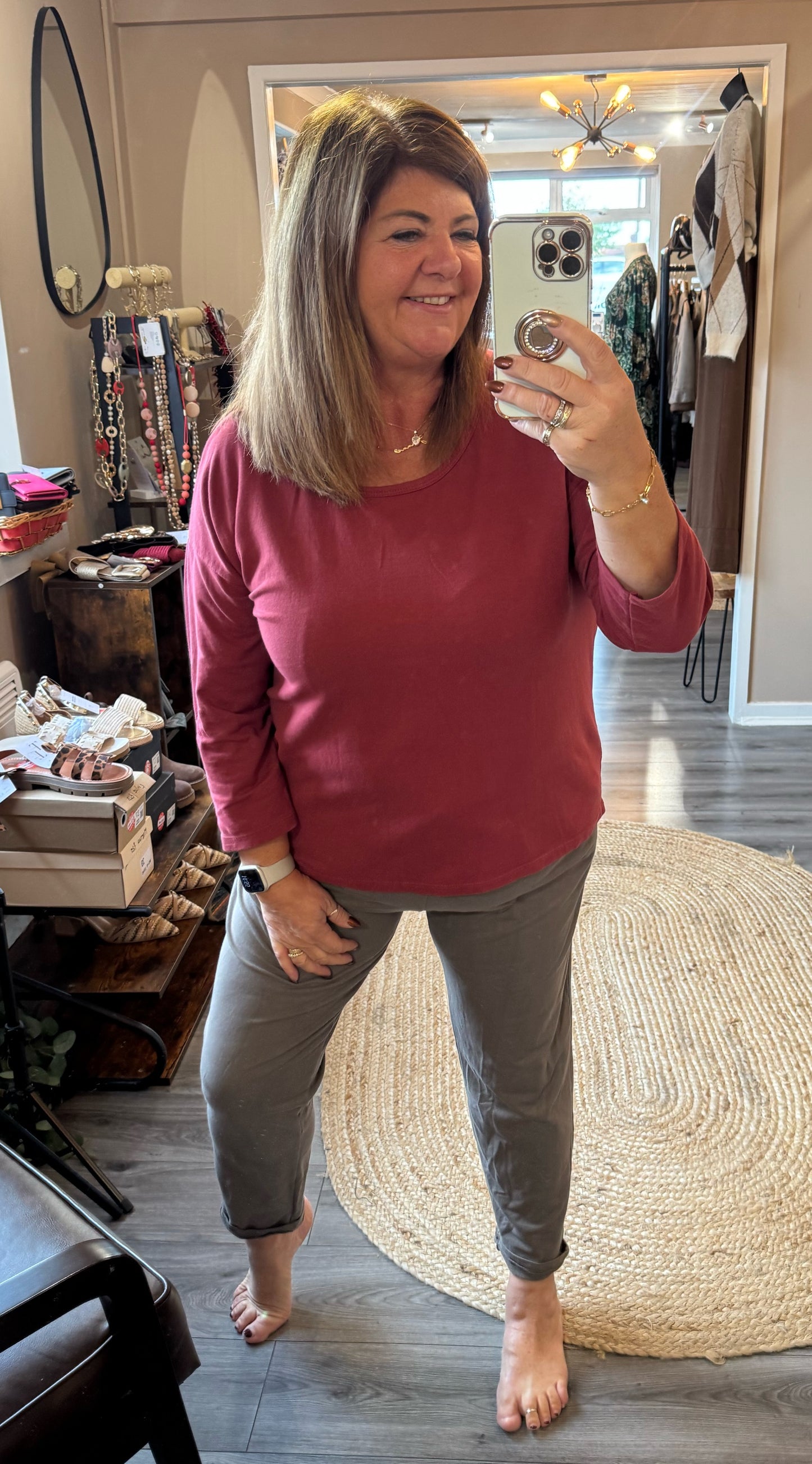 Gabby Sweat style top