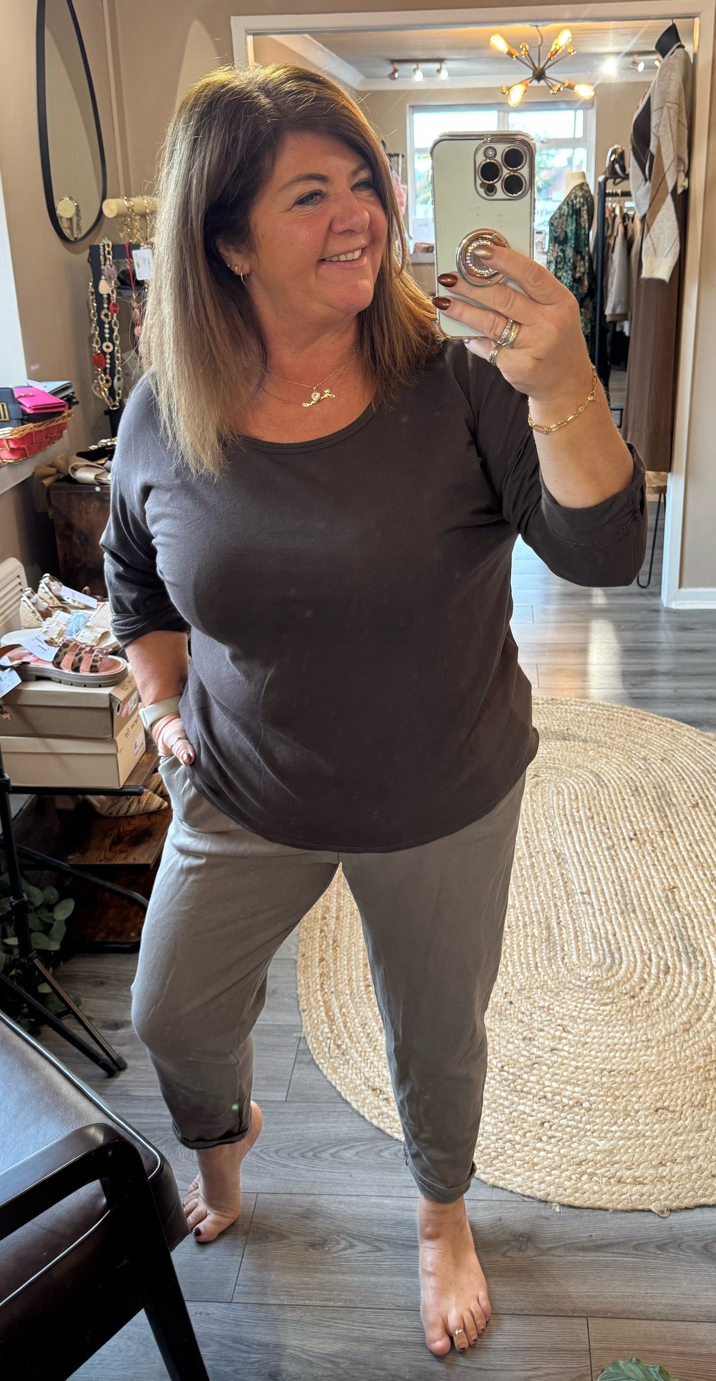 Gabby Sweat style top