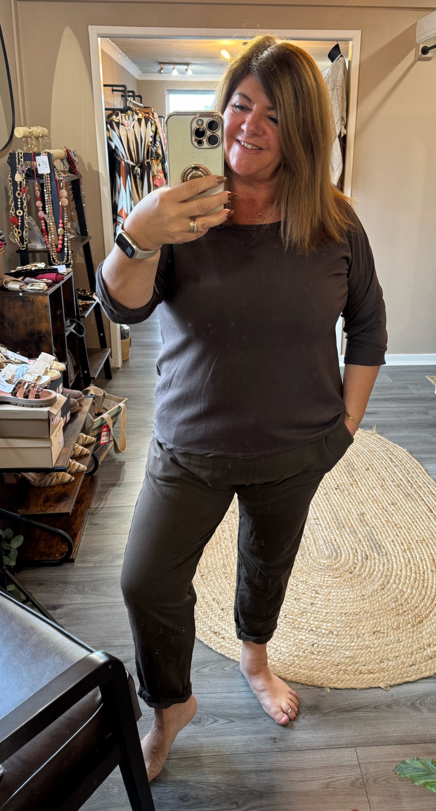 Gabby Sweat style top
