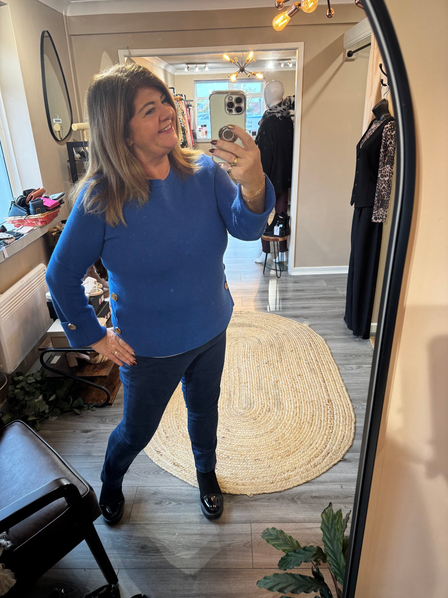 Chelsea Button Detail sweater