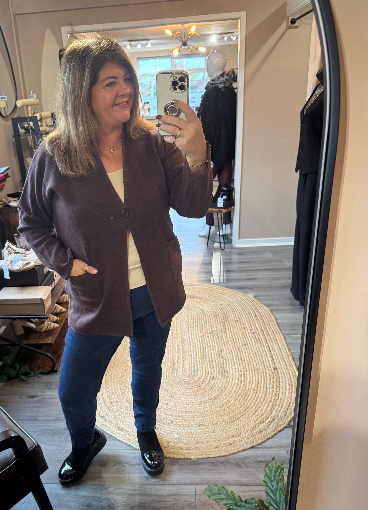 Esme eyelash edged Cardigan