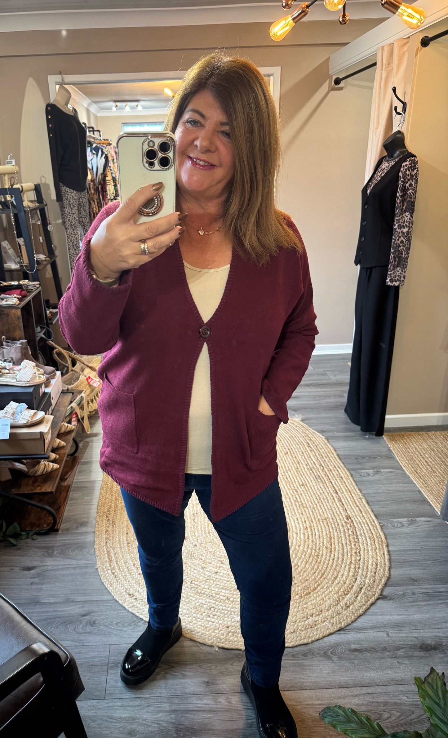 Esme eyelash edged Cardigan