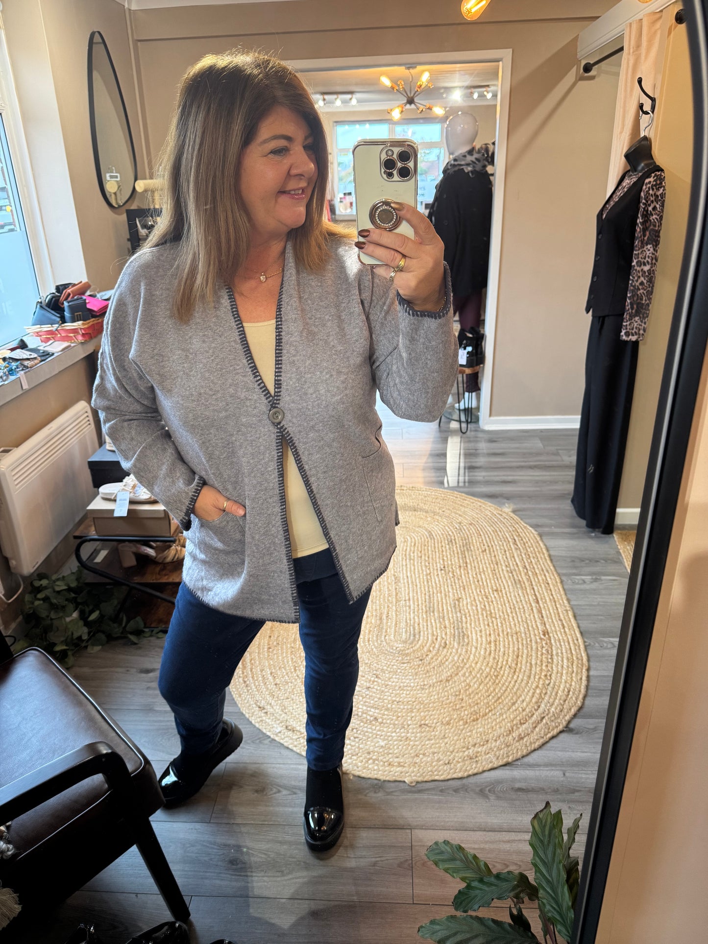 Esme eyelash edged Cardigan