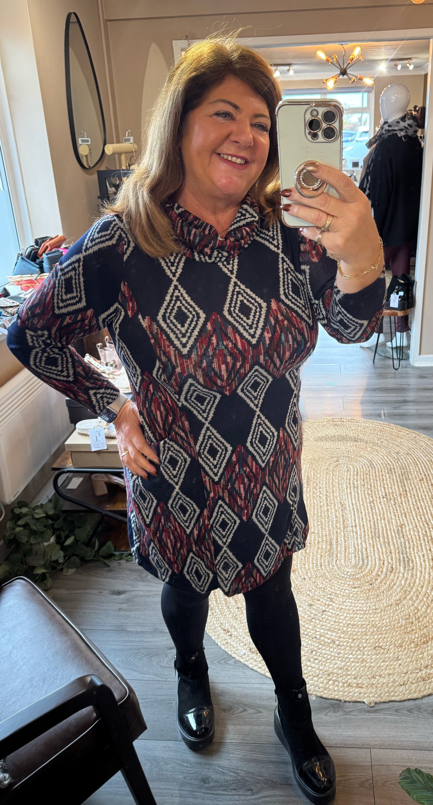 Astrid Cowl neck Dress