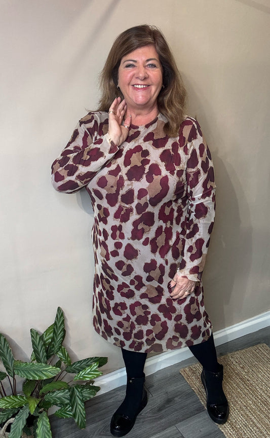 Lily leopard print dress