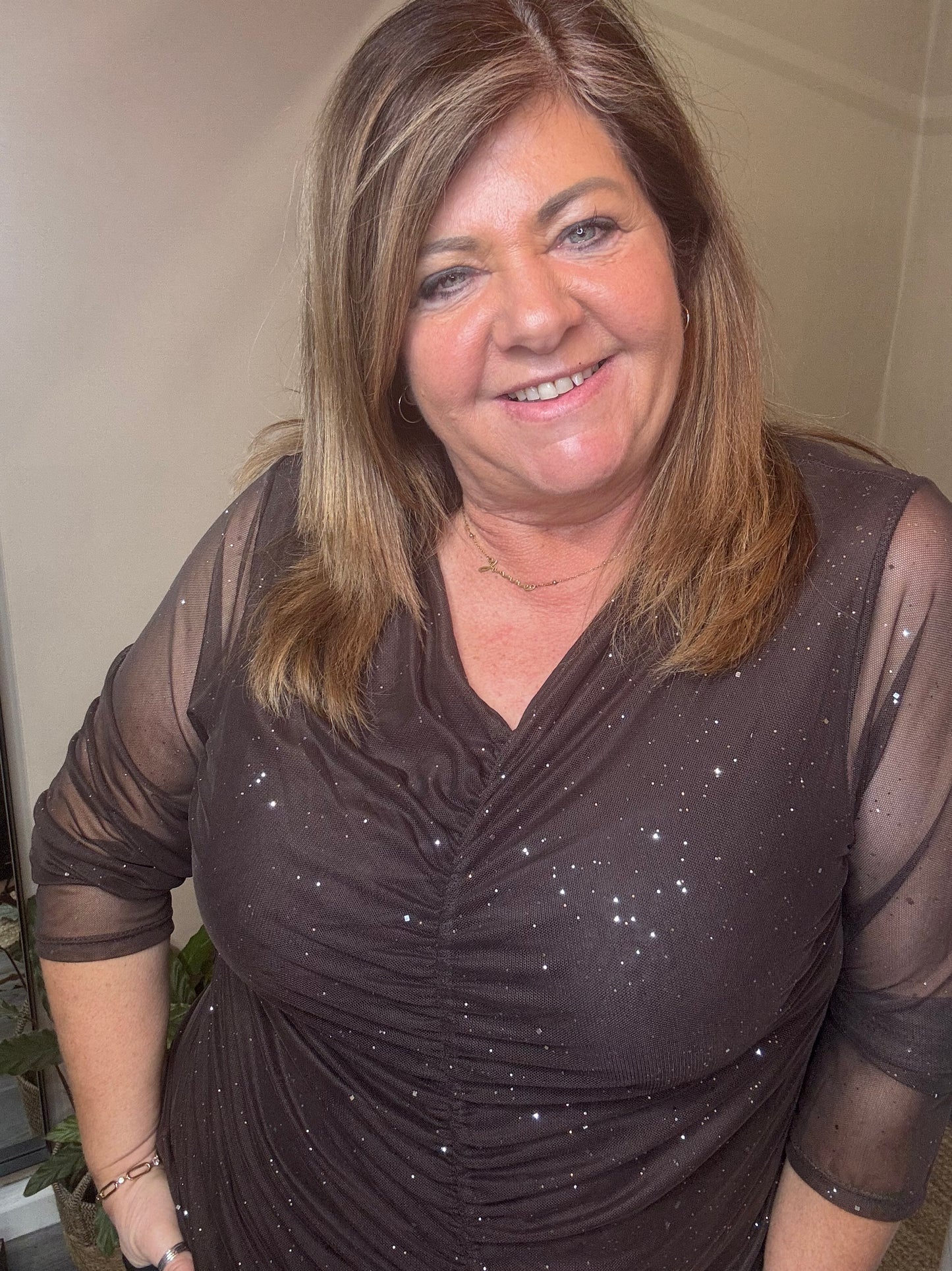 Toyah Drape Front Top