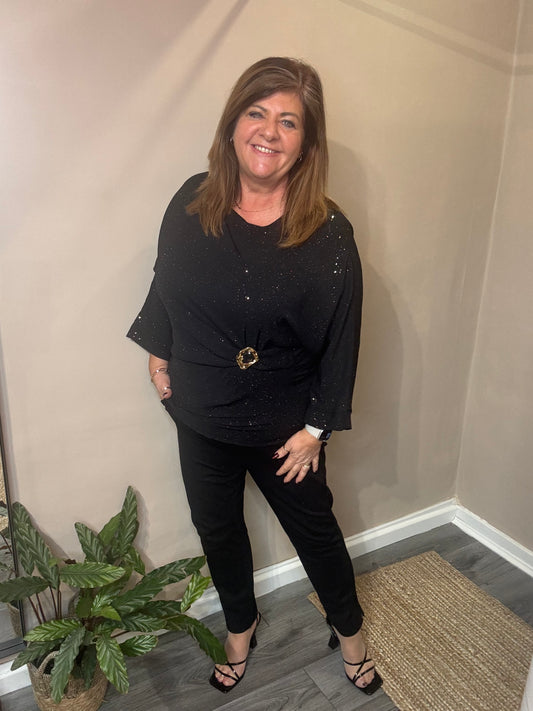 Bonny Glitter Front Top