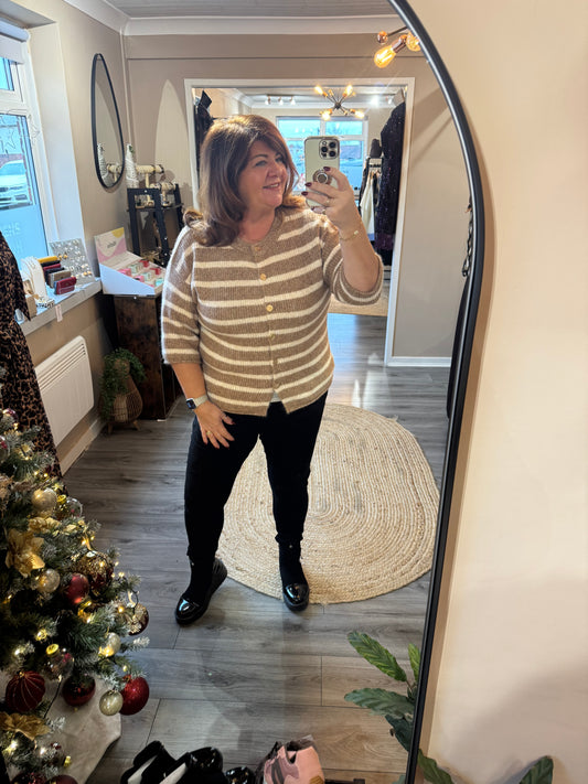 Deana 3/4 sleeve cardigan