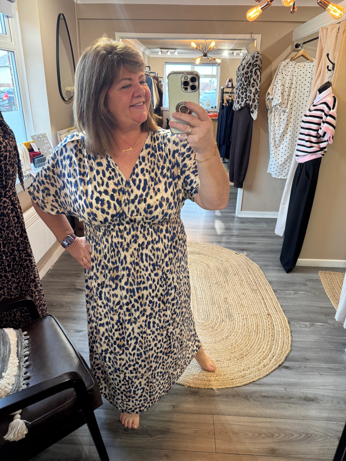 Dorothy Leopard Print Maxi