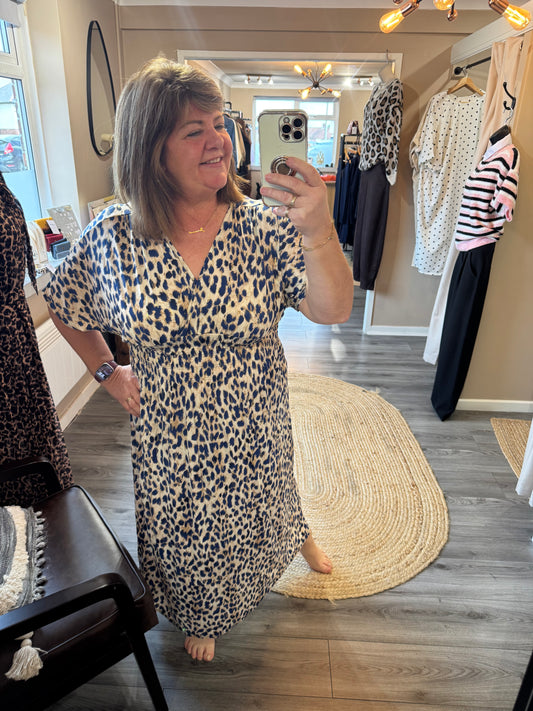 Dorothy Leopard Print Maxi