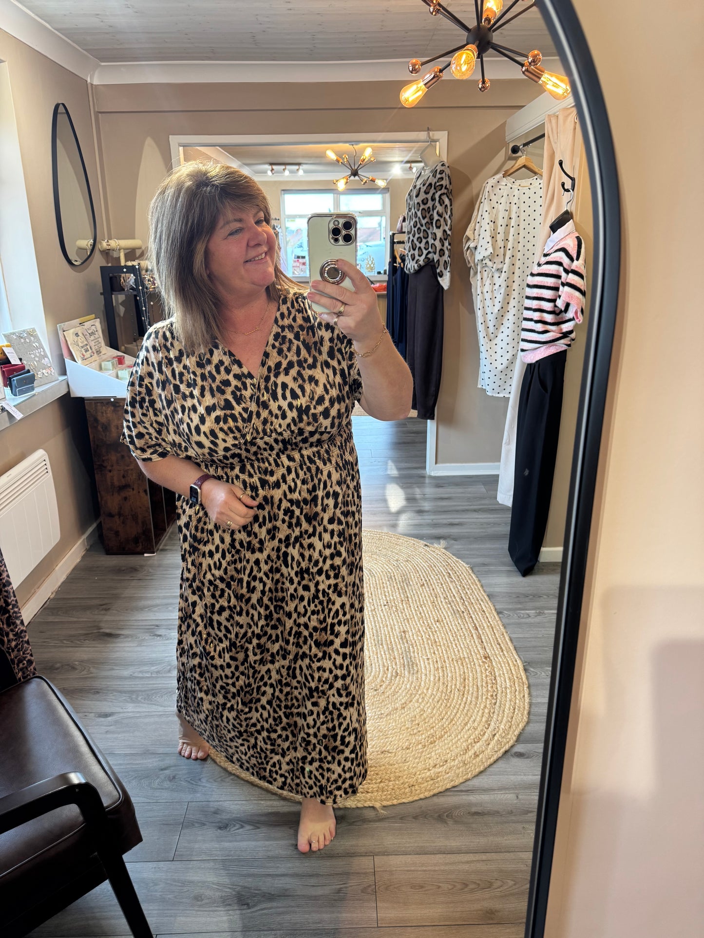 Dorothy Leopard Print Maxi