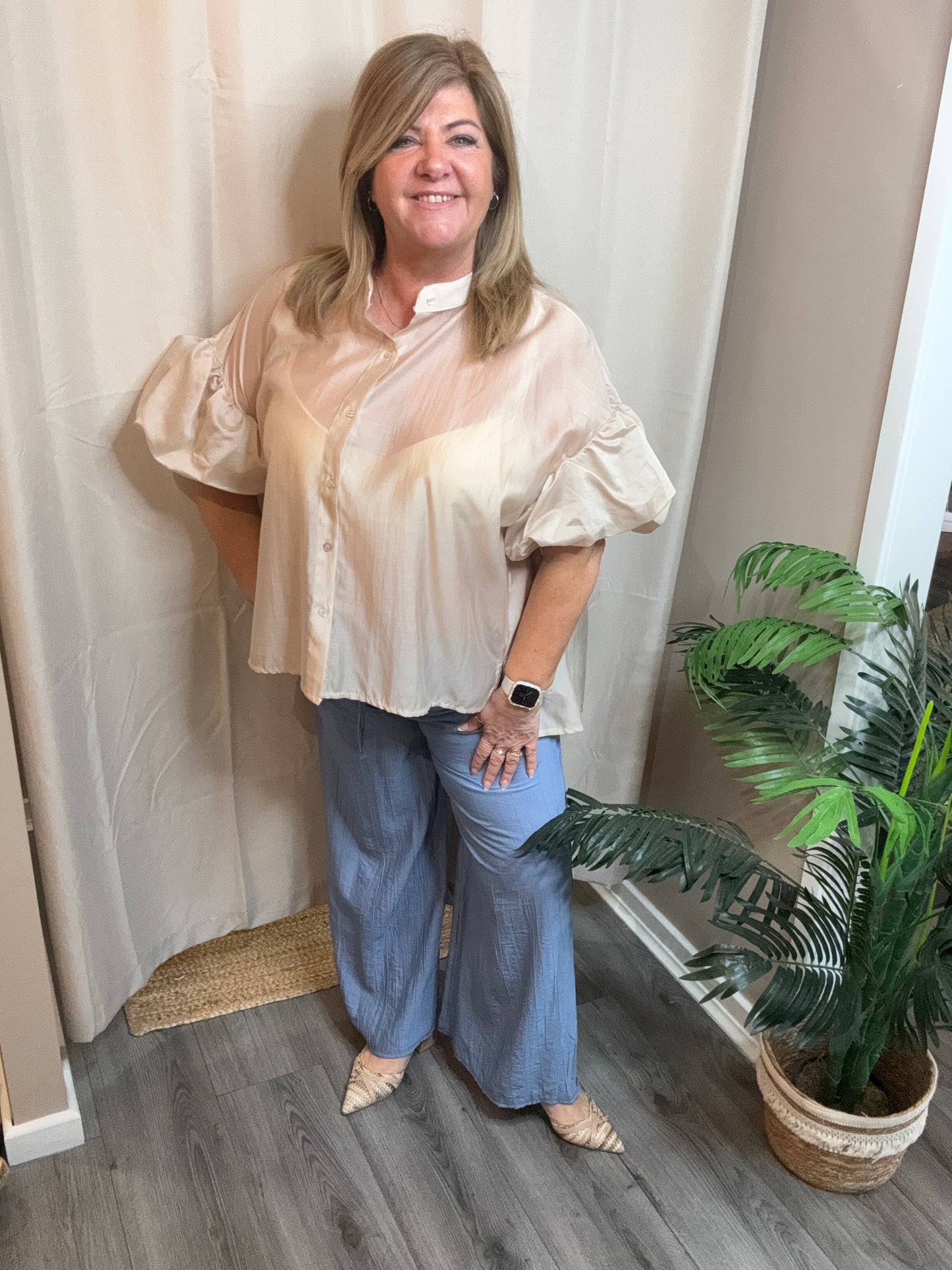 Olivia Satin Blouse