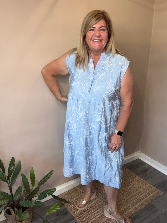 Bella tiered dress